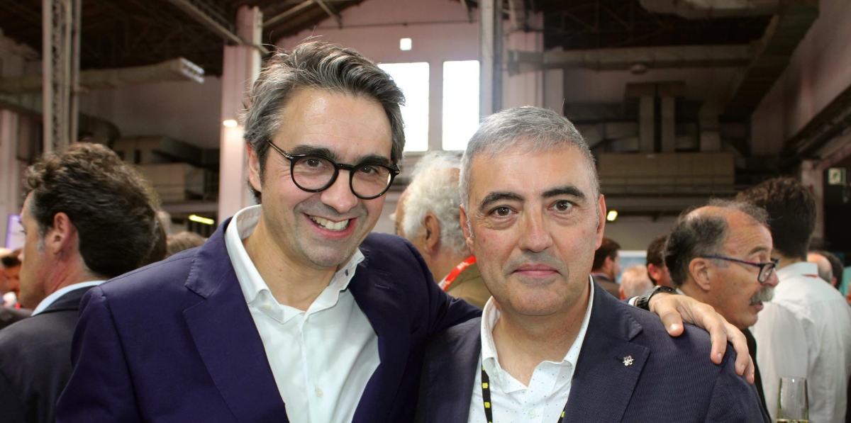 Guillermo Belcastro, CEO de Hutchison Ports BEST y Salvador Richart, director de MSC Barcelona. Foto: J.P.