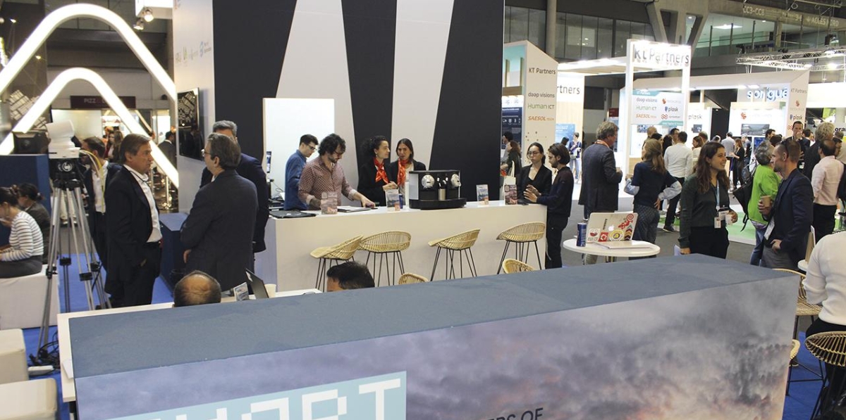 Stand de Smart Ports. Foto A.Tejera.