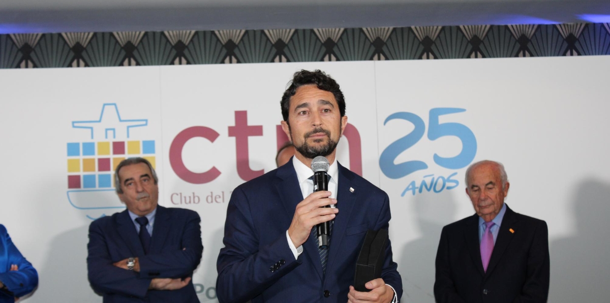 Damià Calvet, presidente del Port de Barcelona. Foto A.Tejera.