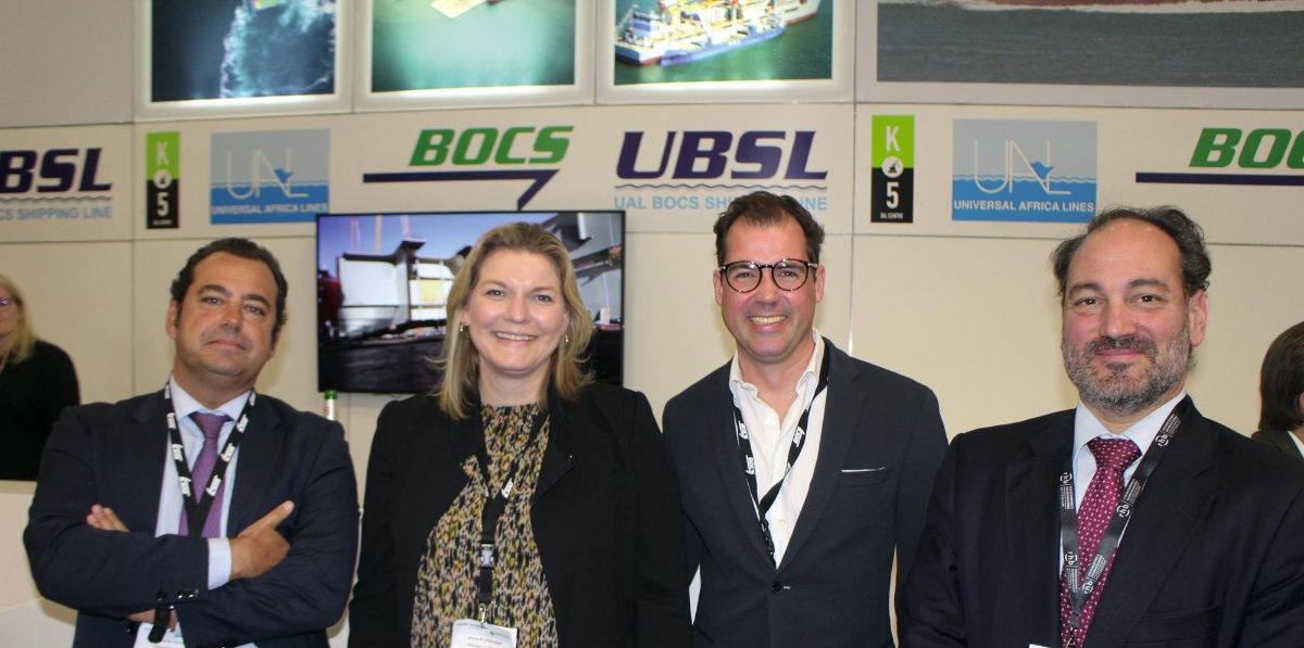 PÉREZ Y CÍA.-BOCS. Javier Ferrer, presidente de Grupo Pérez y Cía.; Anna-Katharina Hollnagel (BOCS); Bjorn Hollnagel (BOCS); Juan de Casatro, director de Pérez y Cía en Bilbao. Foto J.P.