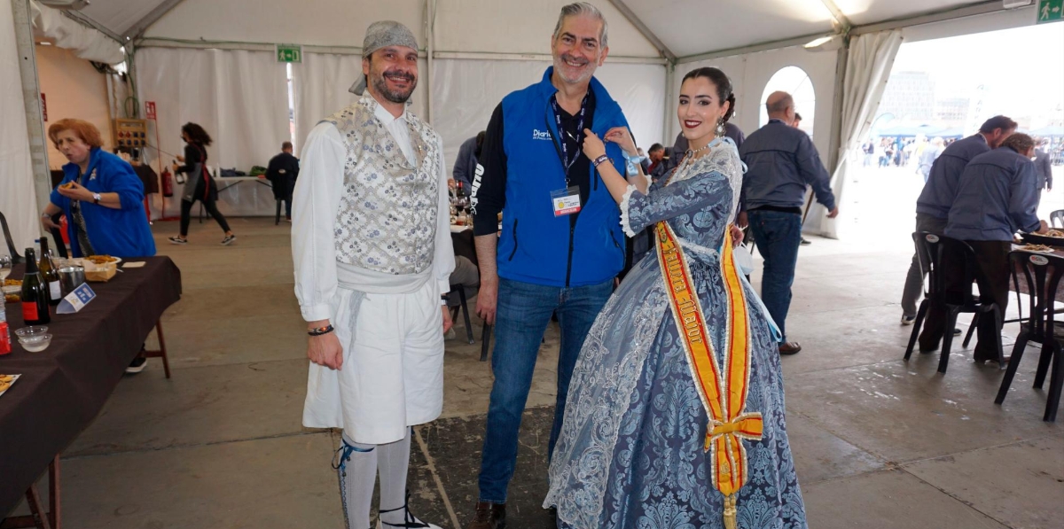 Óscar Sáez, Paco Prado y Gloria Chávez.