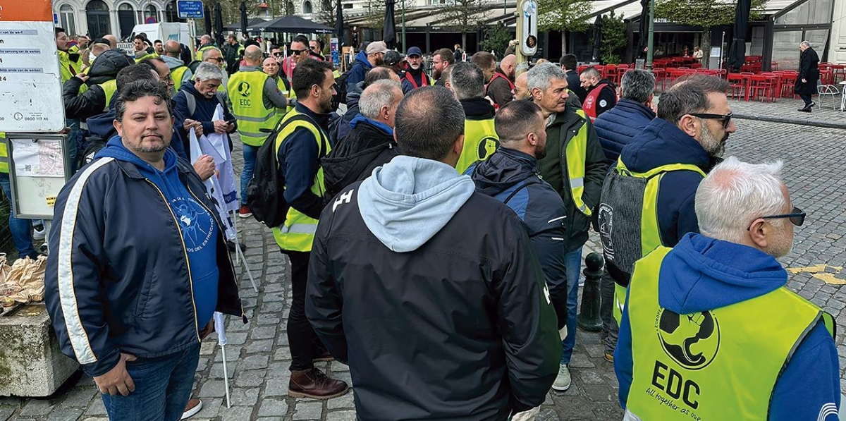 Protesta de la estiba europea