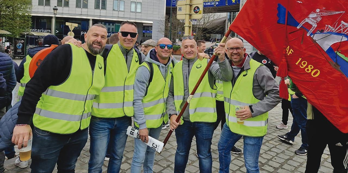 Protesta de la estiba europea