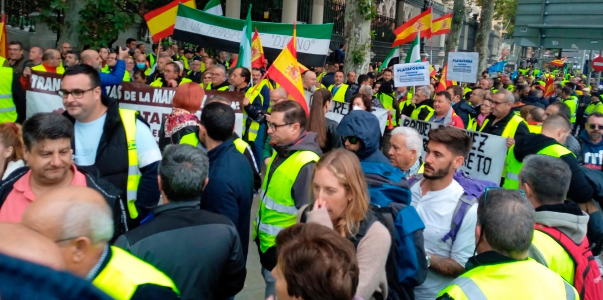 Manifestación de Plataforma en Madrid