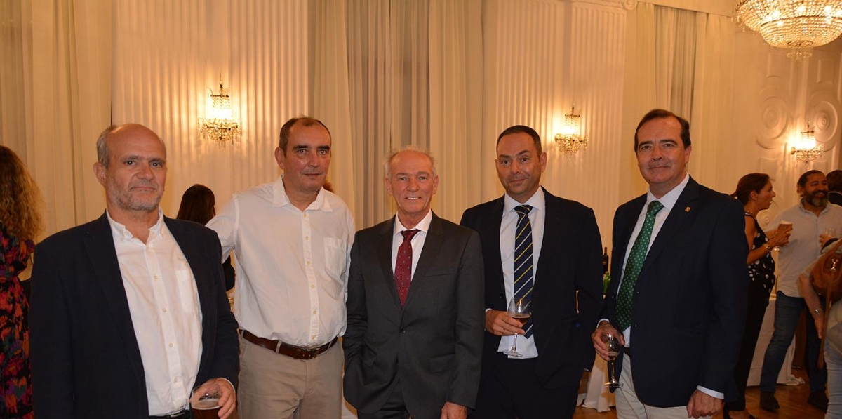 Álvaro Gil, Francisco Miret, Juan Fraterno Rodríguez, Ruymán Boti y Felipe Garrigós. Foto: Raúl Tárrega.