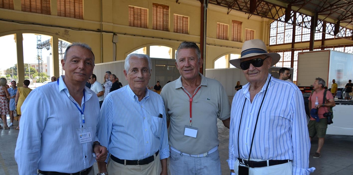 Salvador Navarro, Francisco Corell, José María Ballester y Vicente Pellicer. Foto: Raúl Tárrega.