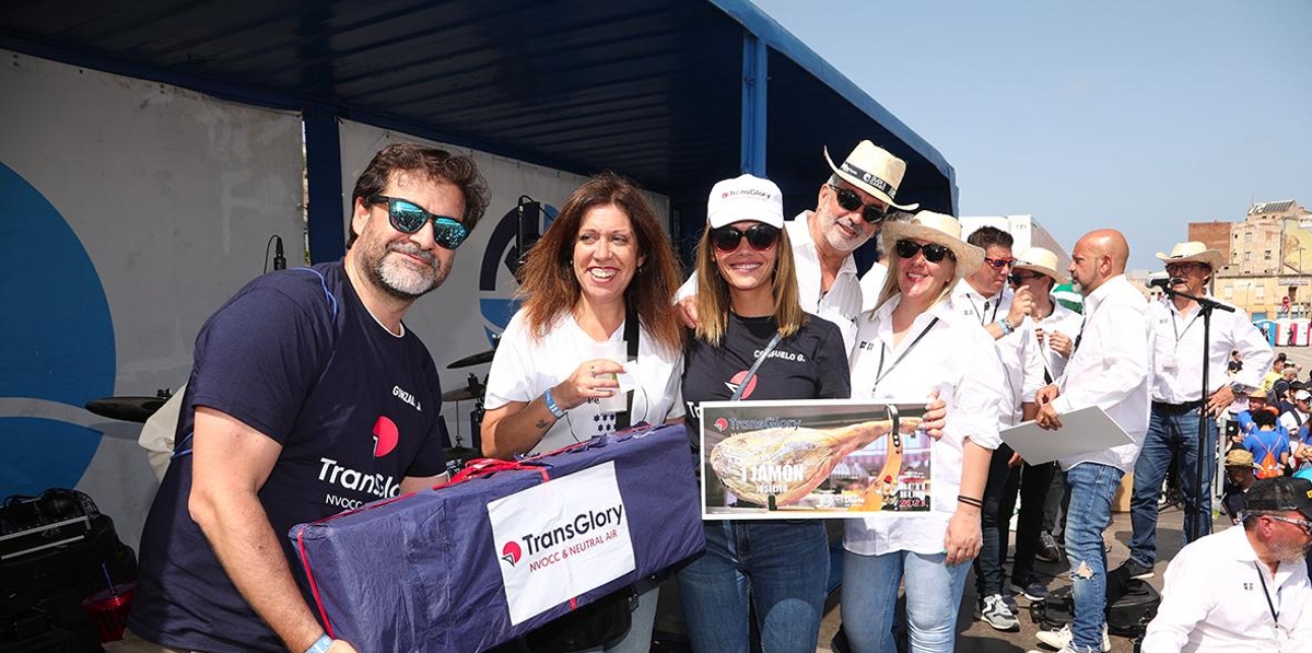 Sonia García, de Pérez y Cía, ganó el premio de un jamón Joselito, gentileza de Transglory. Foto: JJM.