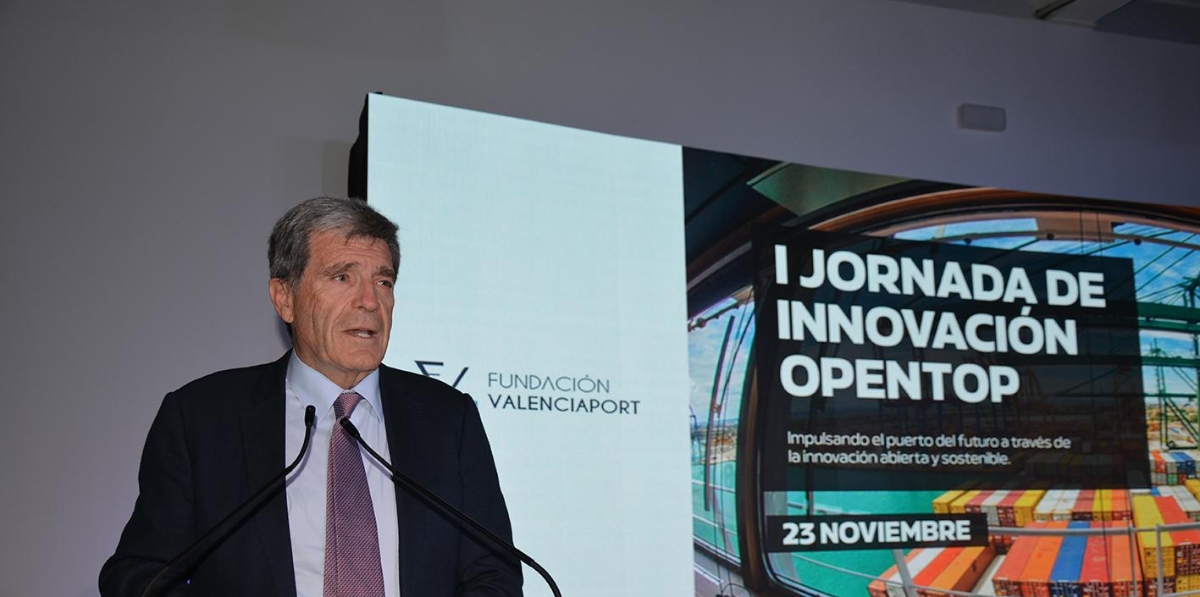 Aurelio Martínez, presidente de la APV y la Fundación Valenciaport. Foto: Raúl Tárrega.