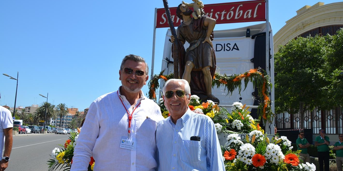 Carlos Prades y Francisco Corell, presidente y exvicepresidente de la FVET. Foto: Raúl Tárrega.