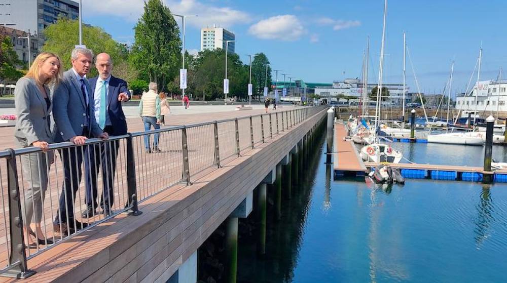 El Puerto de Vigo abre a la ciudad el nuevo paseo de Las Avenidas