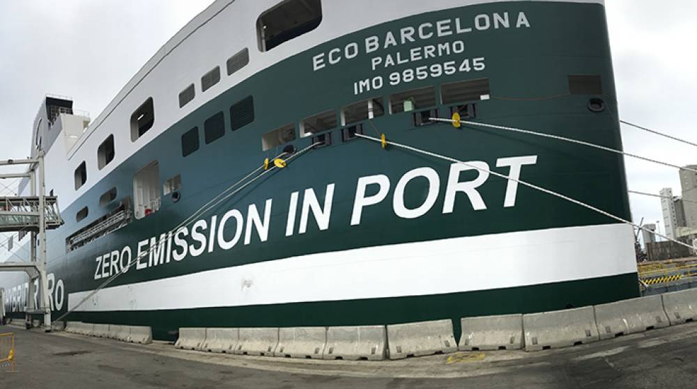 Escala en el Port de Barcelona&nbsp;el &quot;Eco Barcelona&quot; de Grimaldi