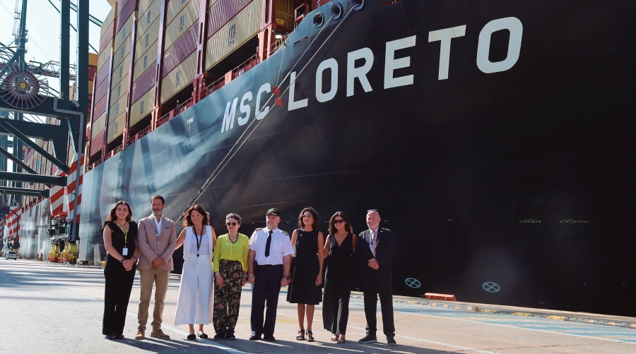 Loreto Cerdá y Loreto Lorente, madrinas del “MSC Loreto”: “El hecho de que este buque lleve nuestro nombre nos llena de orgullo, honor y alegría”