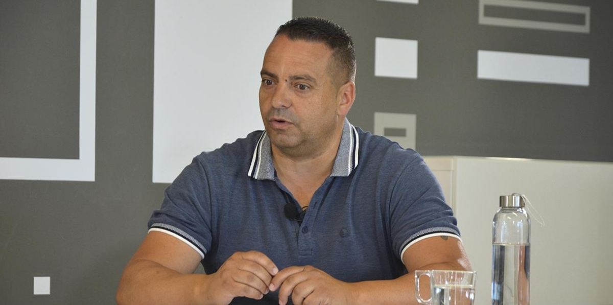 Antolín Goya, coordinador general de Coordinadora Estatal de Trabajadores del Mar. Foto: Raúl Tárrega.