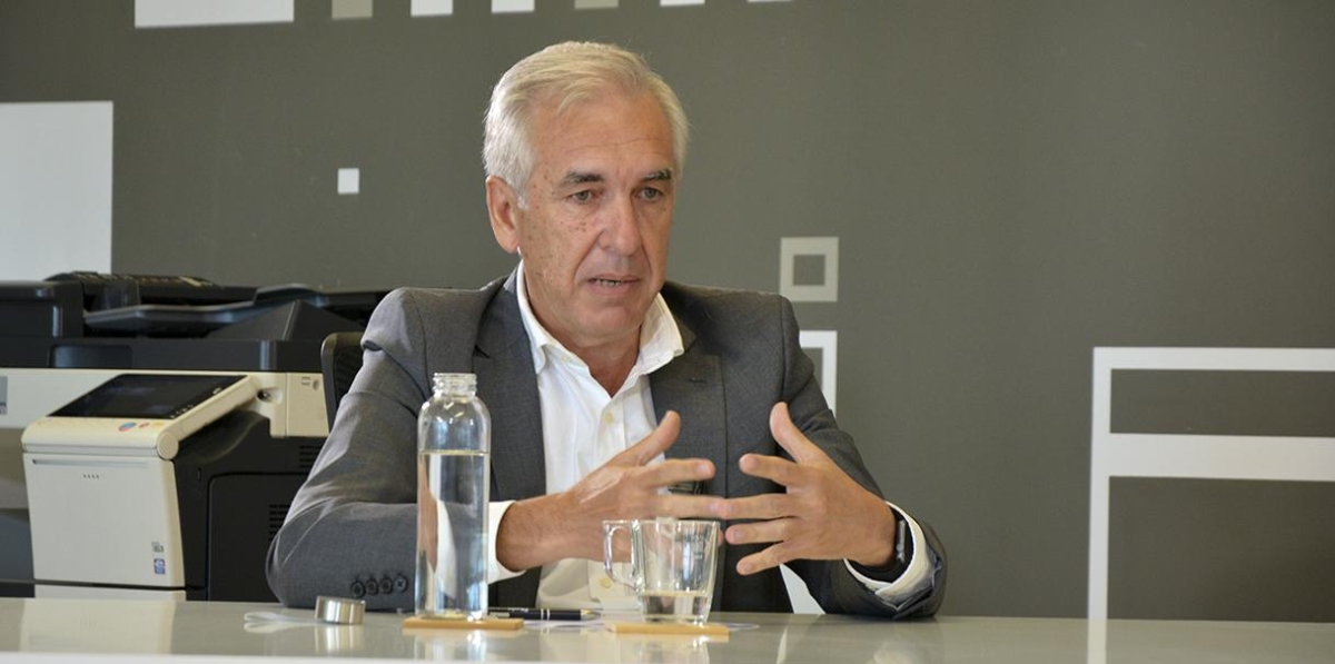 José Luis Romero, secretario general de Anesco, durante el programa. Foto: Raúl Tárrega.
