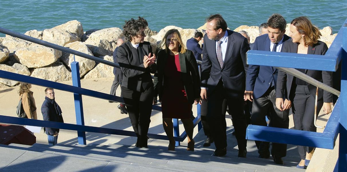 Visita de Óscar Puente al Puerto de Valencia