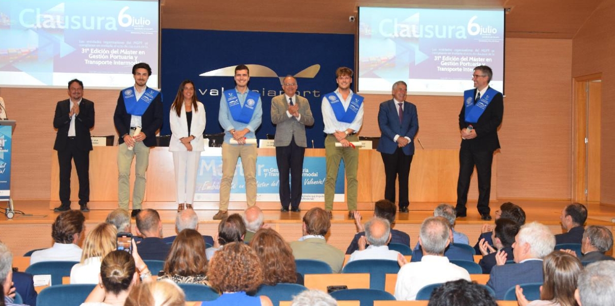 Clausura del XXXI Máster en Gestión Portuaria y Transporte Intermodal de la Fundación Valenciaport