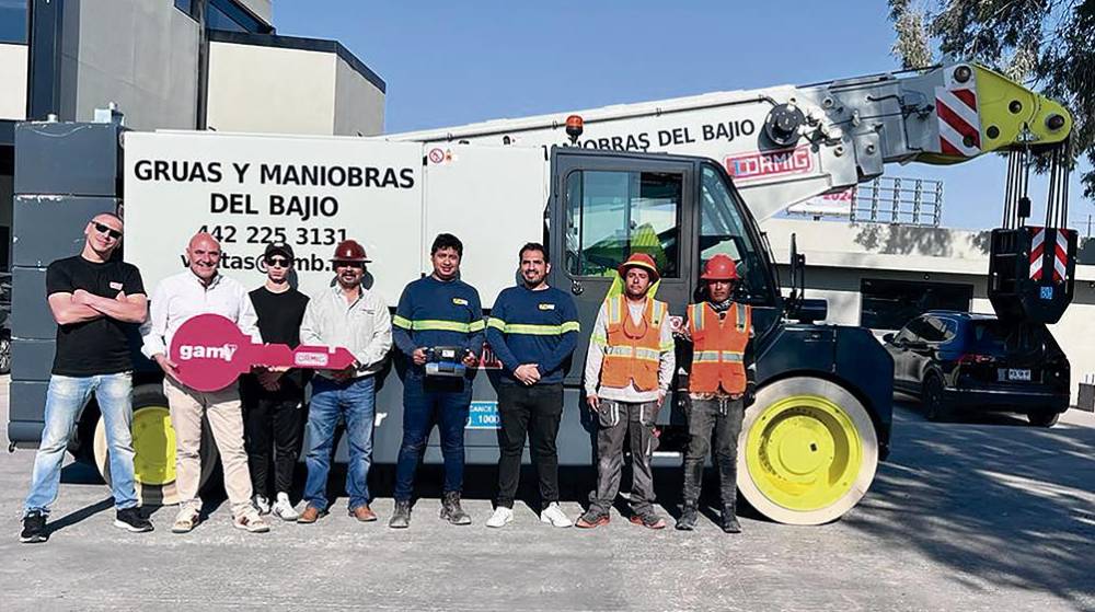 GAM México entrega una grúa eléctrica de Ormig de 100 toneladas a GMB