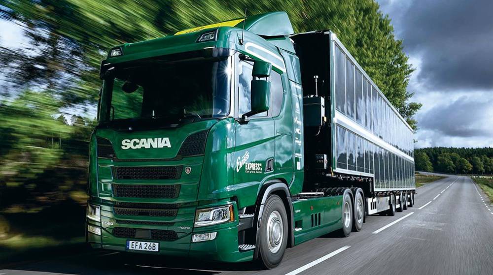 Scania prueba el camión propulsado por energía solar