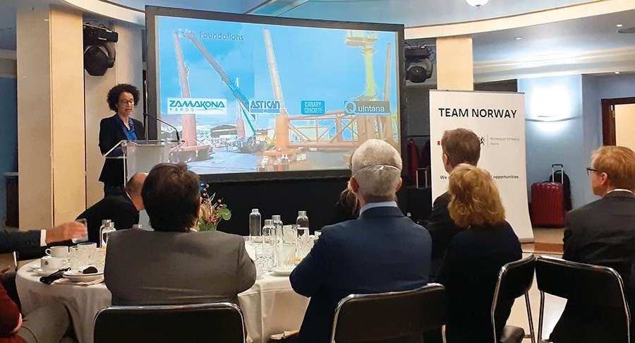 El Clúster Marítimo de Canarias presenta su potencial en la Wind Europe Bilbao
