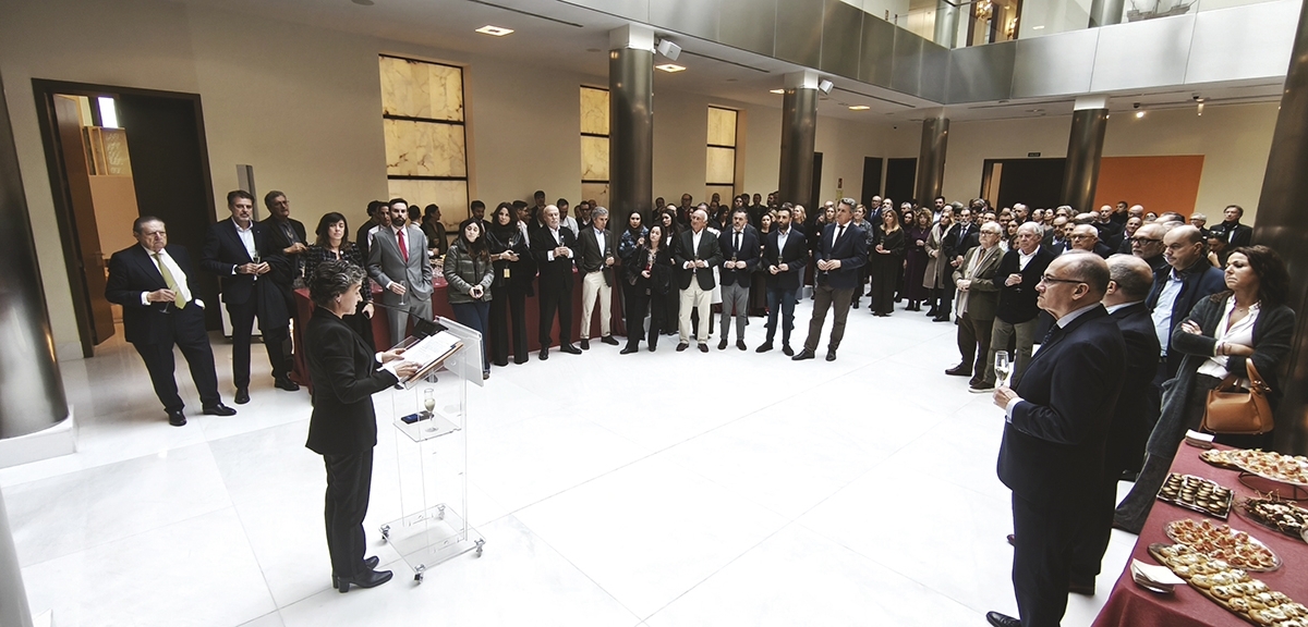 Un momento del discurso de Mar Chao. foto R. T.