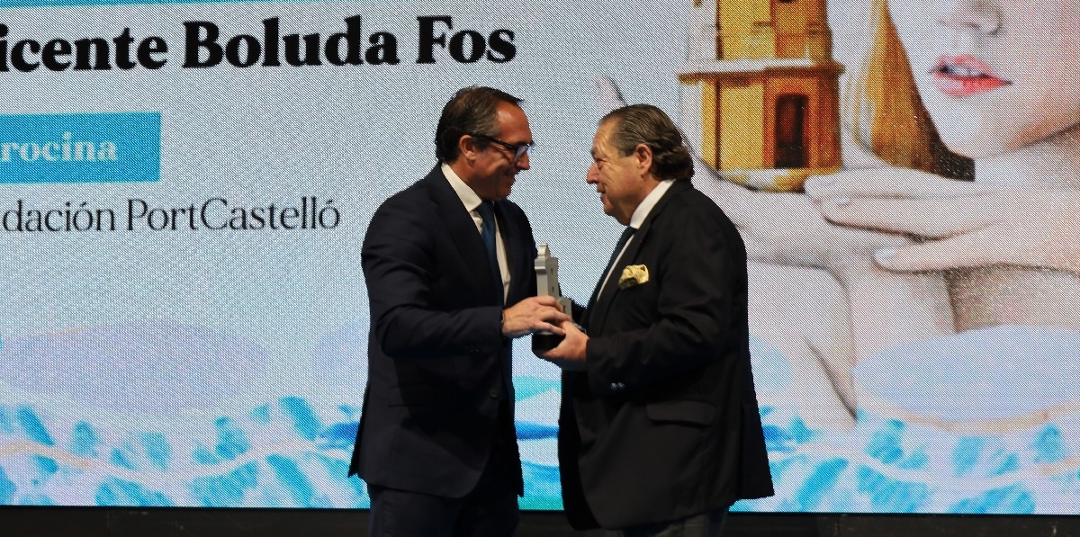 Premio Faro PortCastelló a la Trayectoria Empresarial: Vicente Boluda. Foto R. T.