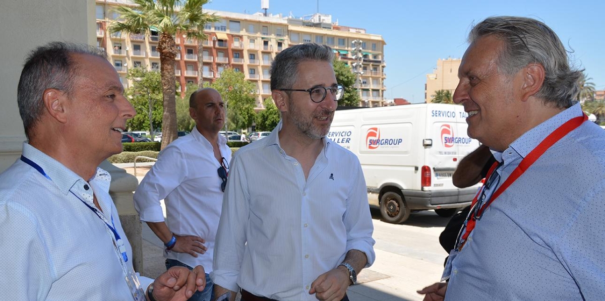 Salvador Navarro, Arcadi España y Juan Ortega. Foto: Raúl Tárrega.
