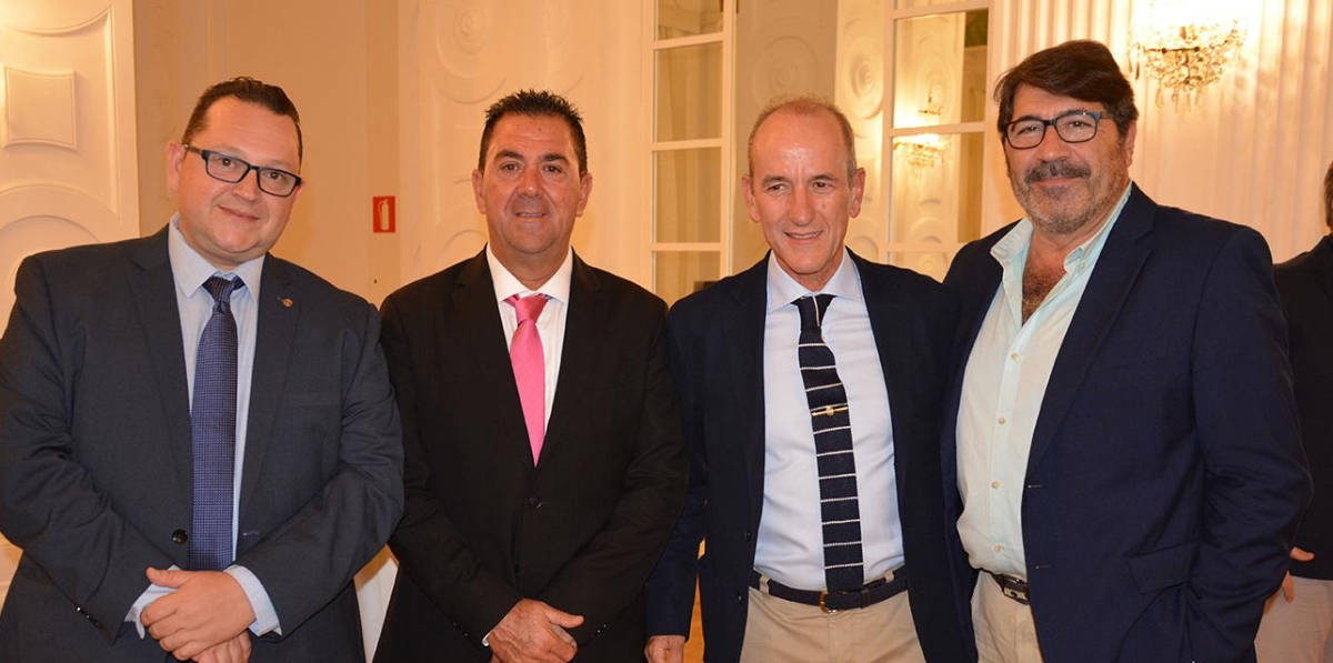Jesús Aguilera, Antonio Mena, Carlos González y Antonio Varela. Foto: Raúl Tárrega.