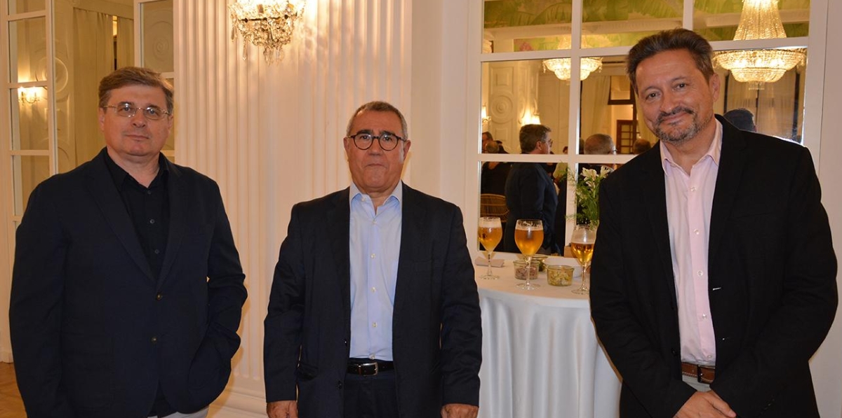 José Manuel Romero, Manuel Sánchez y Roberto Ardura. Foto: Raúl Tárrega.