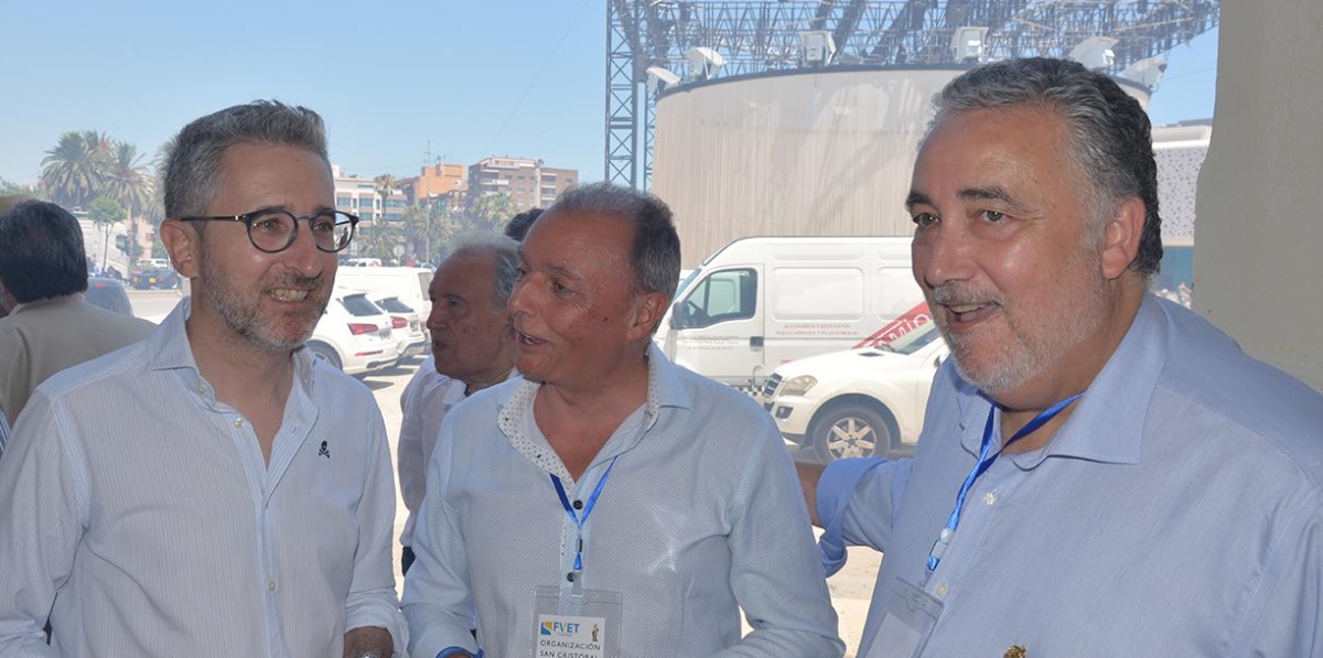 Arcadi España, Salvador Navarro y Carlos García. Foto: Raúl Tárrega.