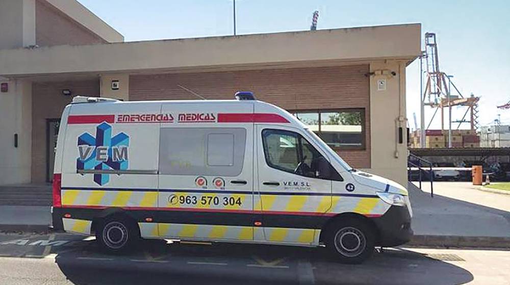 El Centro Portuario de Empleo de Valencia estrena ambulancia