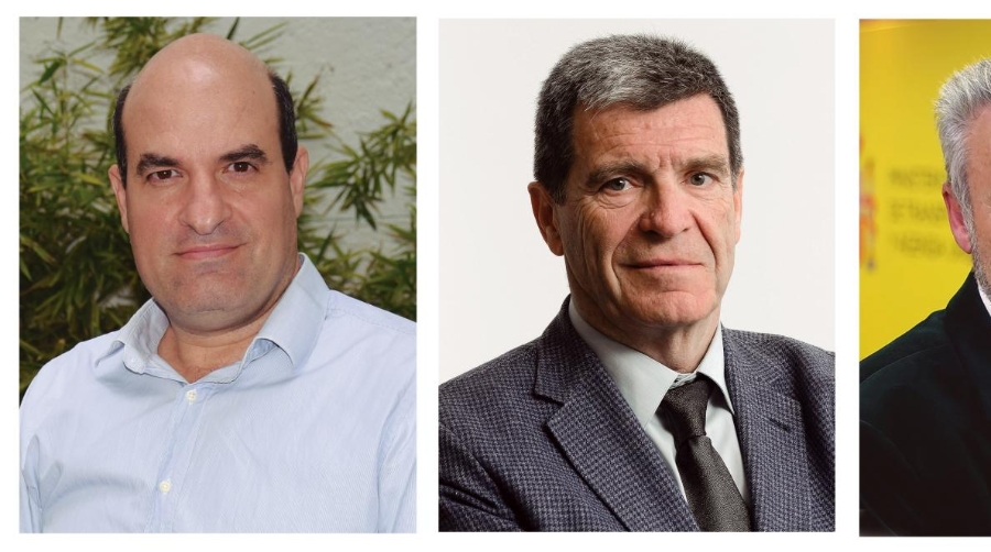 De izquierda a derecha: Miguel Jiménez, Aurelio Martínez, Paco Toledo y Paco Prado.