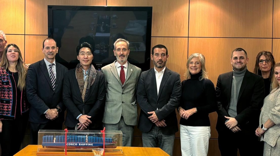 COSCO Spain estrecha relaciones con VASCO en Santurtzi