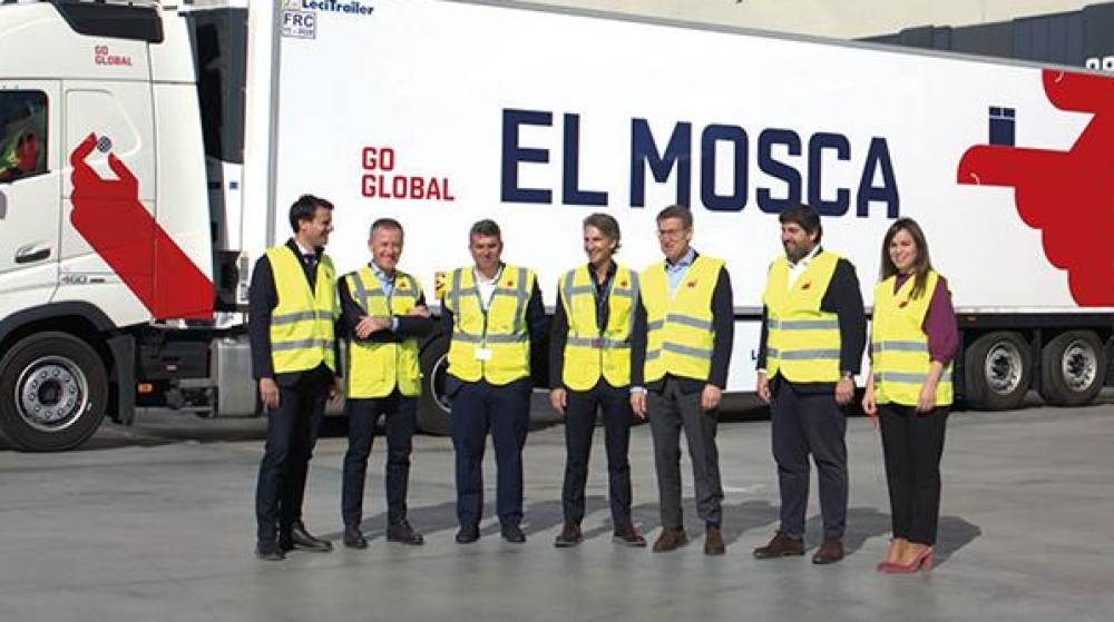 El Mosca muestra sus proyectos a los presidentes del PP de España y Murcia