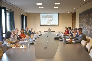 El Consejo de Administración de la Autoridad Portuaria de Valencia se ha reunido esta mañana. Foto J.C.P.
