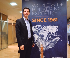 Álvaro Sierra, managing director de Glander International Bunkering en Valencia, desde donde atiende a todo el mercado español. Foto R. T.