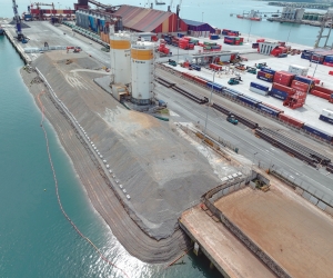 La Autoridad Portuaria de Santander lleva a cabo actualmente trabajos de acondicionamiento en el muelle Raos 6.