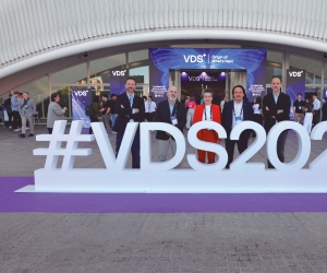Jorge Marcos, Opentop Project Manager; Juan Manuel Díez, director de Innovación de la APV; Mar Chao, presidenta de la APV; Antonio Torregrosa, director de la Fundación Valenciaport; y Salvador Furió, subdirector de la Fundación Valenciaport. Foto J.C.P.