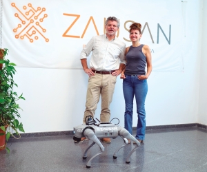 Jorge Pérez y María Cortés, gerente y directora comercial de Zausan, respectivamente. Foto R. T.