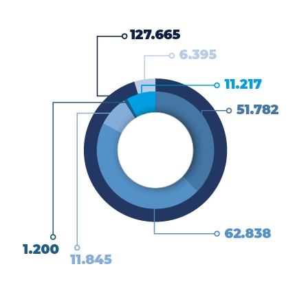 Resultados econ&oacute;micos 2020(miles de euros)