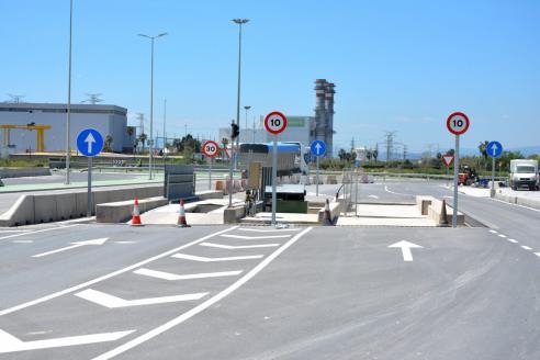 PortCastelló licita el mantenimiento de los lavarruedas para reducir la dispersión de partículas