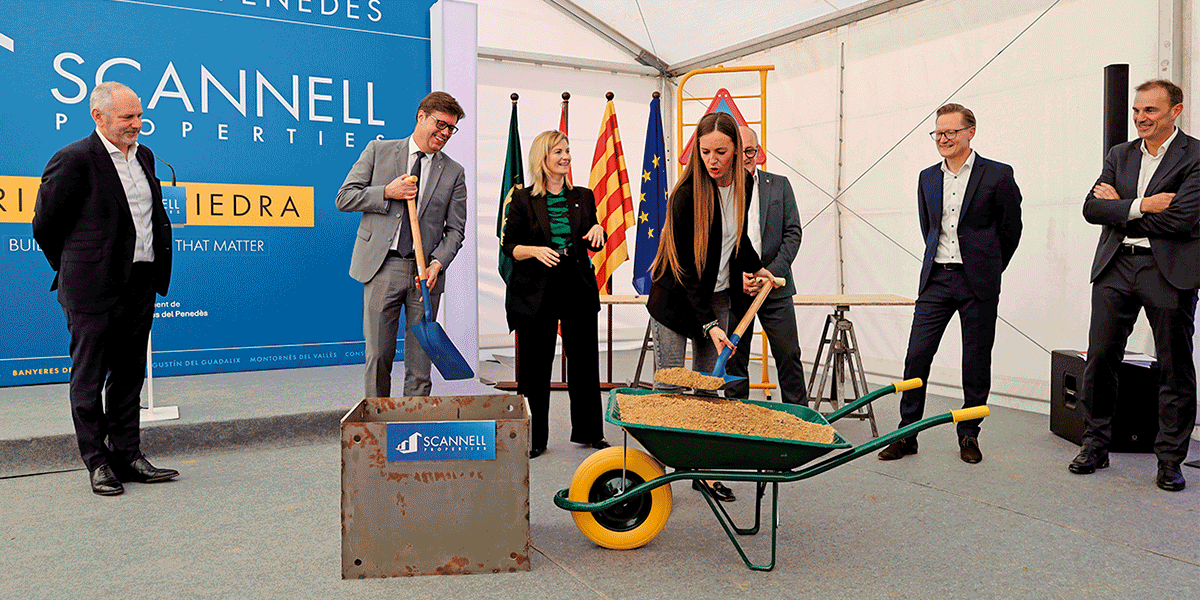 Scannell Properties inicia las obras de la nueva plataforma de Action en Banyeres del Penedès