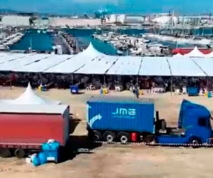 La 7ª Fiesta de Algeciras, a vista de pájaro