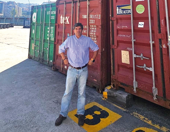 Jorge González-Portela, presidente de ARCE desde mayo, en las instalaciones de Progeco Vigo, de la que es director.