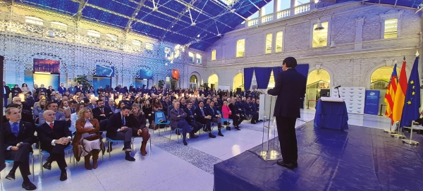 $!Un momento de la intervención de Luis Rodríguez. Foto R. T.