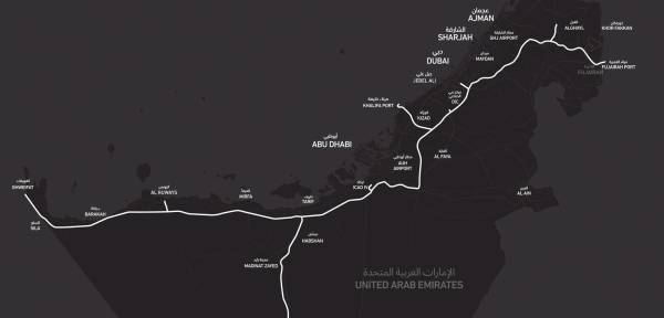 $!La red ferroviaria de Etihad Rail está diseñada para conectar los principales puertos marítimos y nodos logísticos de Emiratos Árabes Unidos..