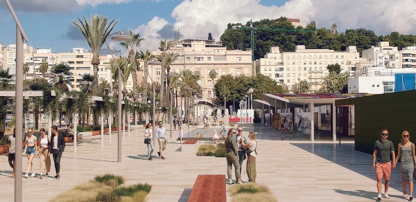 $!El Puerto de Cartagena está redactando el proyecto de la Fase 4 de la Plaza Mayor en el entorno de la Terminal de Cruceros.
