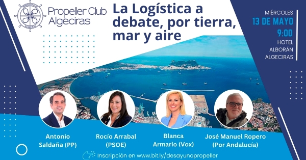 $!Propeller Club debatirá sobre el futuro logístico de la bahía de Algeciras