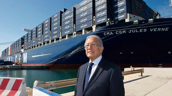 $!El fundador de CMA CGM, Jacques Saadé, falleció el 25 de junio de 2018 a los 81 años de edad.