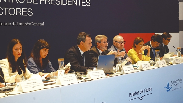 $!Un momento de la reunión.