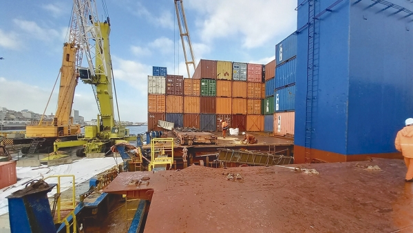 $!Imagen de los daños sufridos por el “Maria Francisca”.